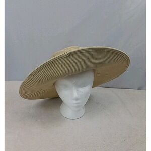 Vintage Sun Hat Women's One Size Floppy Wide Brim Derby Hat Sunshade Hat